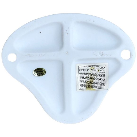 Dept 56 Holiday Silhouette Winter Wonderland Santa Pierced Votive Candle 2001 - Picture 6 of 7